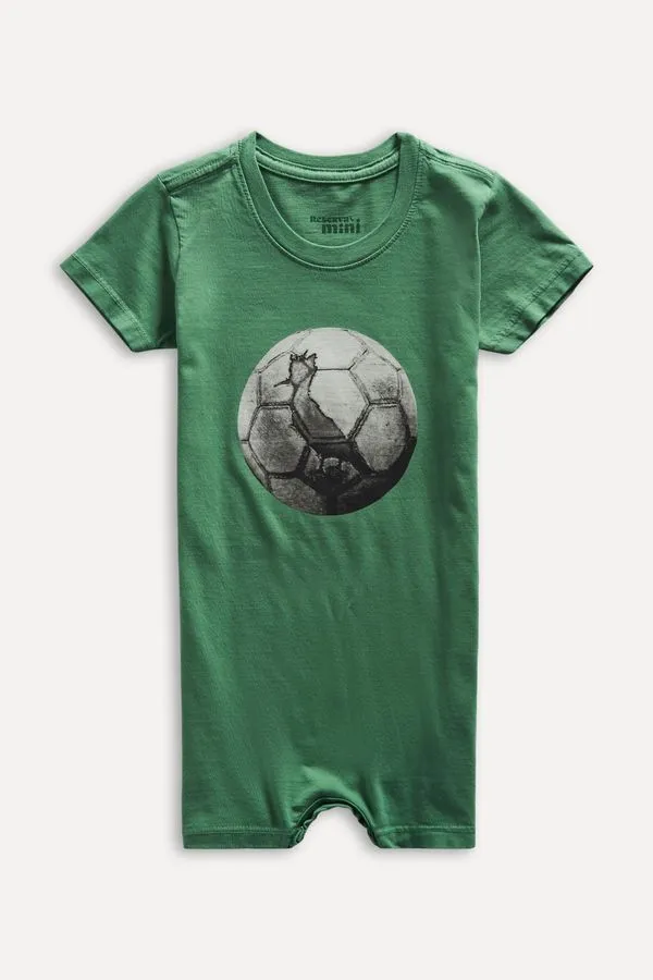 Macaquinho Pimpao Bb Pf Pica Pau Futebol Verde Bandeira - G