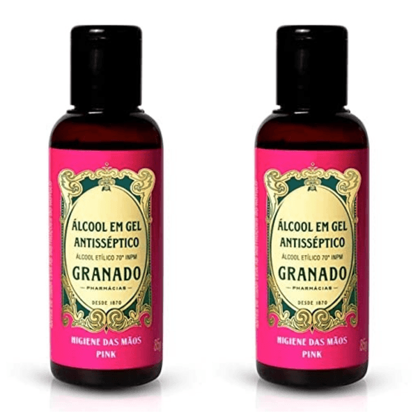 Kit com 2 Unidades de Granado Álcool Em Gel 85g