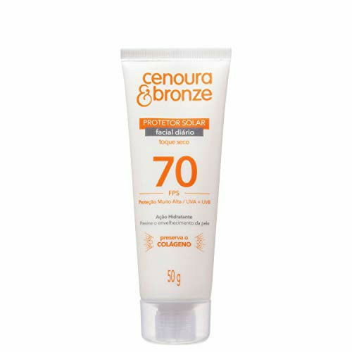 Protetor Solar Facial Cenoura&Bronze FPS 70 50g