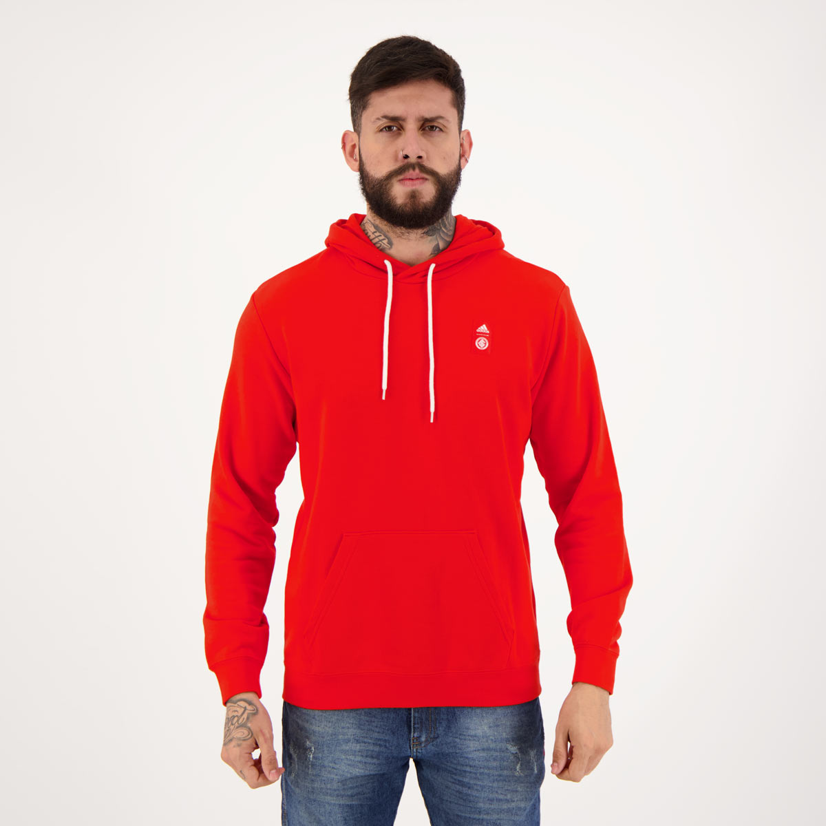 Moletom Adidas Internacional DNA Vermelho