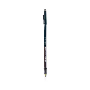 Lápis De Olho Duo Com Apontador Preto E Marrom Mia Make