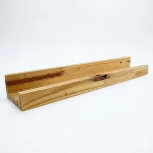 Prateleira de Parede Tipo Calha 60CM Madeira Pinus Fixação Parafuso Organizador Nozes Artfactory Design Prateleira de Parede Calha 60CM Madeira Pinus Parafuso Nozes Artfactory Design