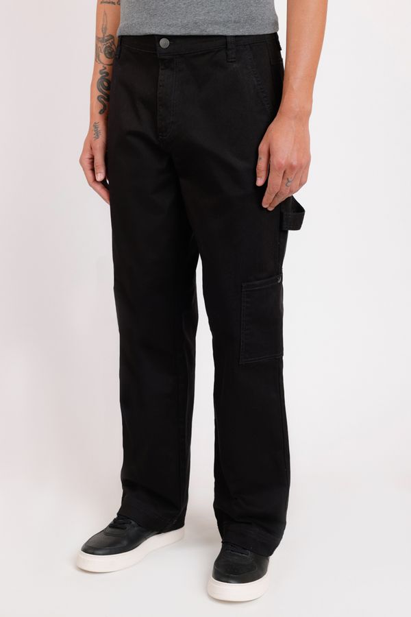 Calça Carpinteiro Ampla Colab Alexandre Herchcovitch Preto - 48