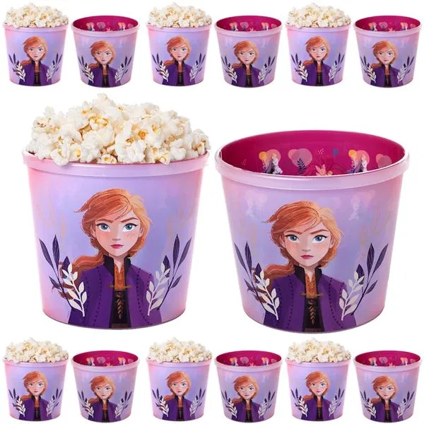 10 Potes de Pipoca Elsa Anna Frozen Lembrança Festa Infantil