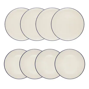 Conjunto de Pratos 8 Peças Unni Riacho