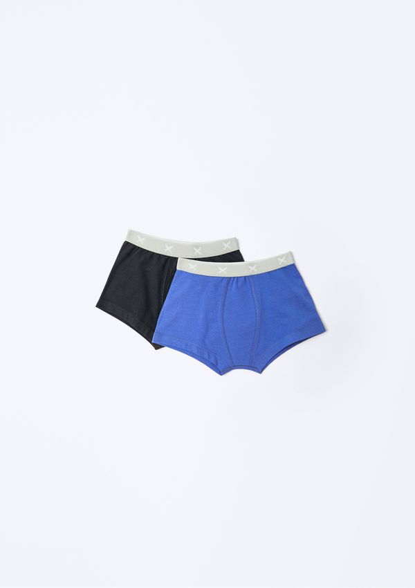 Kit 2 Cuecas Infantil Boxer - Multicolorido 016