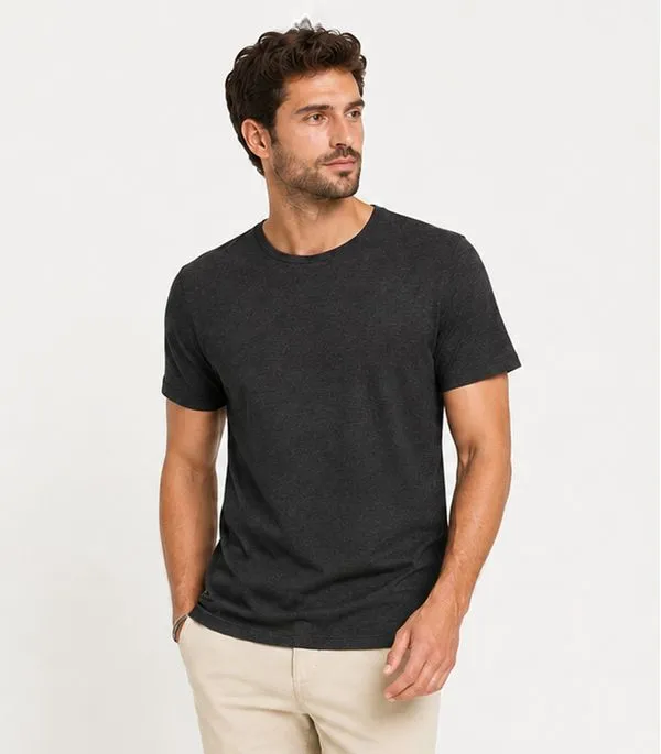 Camiseta Masculina Básica Em Malha Rover Select Preto G
