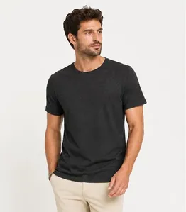 Camiseta Masculina Básica Em Malha Rover Select Preto G