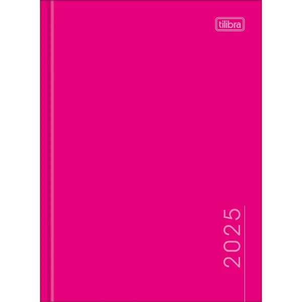 Agenda Costurada Diária Pepper Rosa 291081 - Tilibra