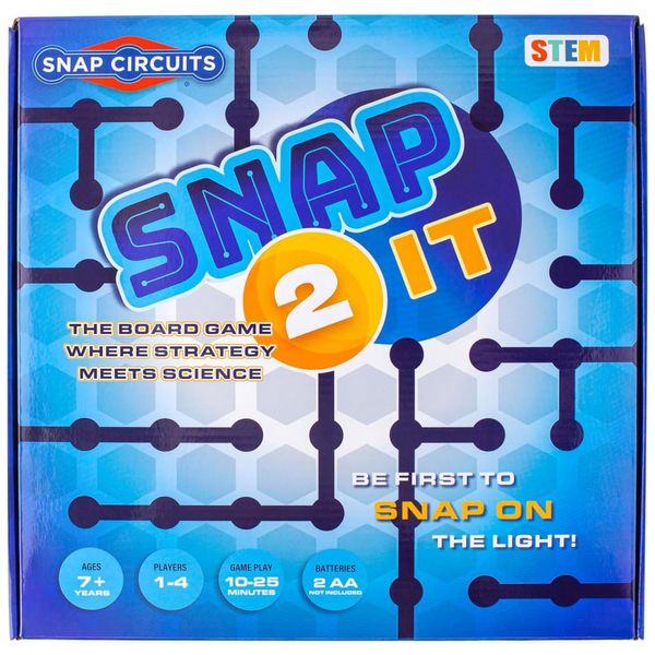 Snap Circuits SNAP 2 IT – Jogo de Tabuleiro Educacional de Eletrônica para Crianças a Partir de 7 Anos