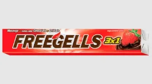 Bala Freegells 3X1 Morango 27,9g