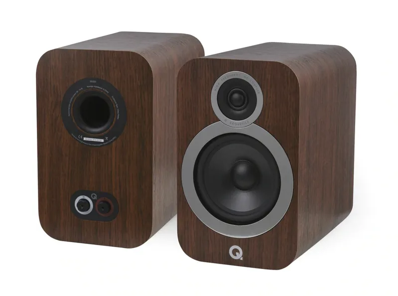 Q Acoustics 3030i Caixas Acústica 145w Par ( Walnut )