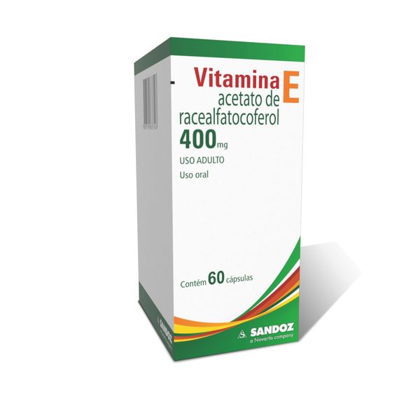 Vitamina E 400mg 60 Cápsulas Moles
