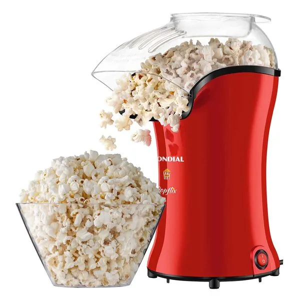 Pipoqueira Elétrica Mondial Popflix 127V 60Hz Vermelha PP-03