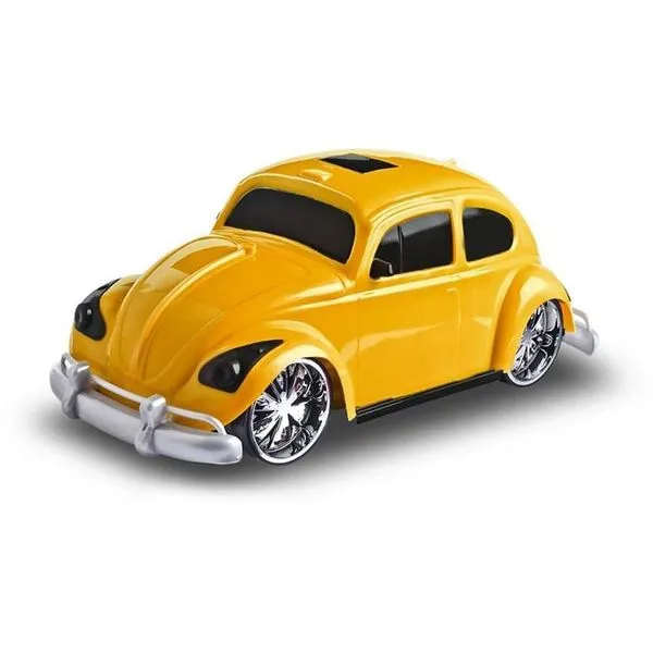 Carrinho de Brinquedo Fuska Classic Concept Car Rodas Cromadas 30cm Polipropileno Brinquemix Carrinho Fuska Classic Concept Car Rodas Cromadas 30cm Brinquemix