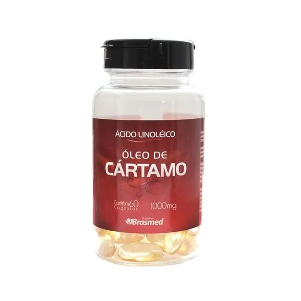 Óleo De Cártamo Brasmed 1.000mg 60 Cápsulas