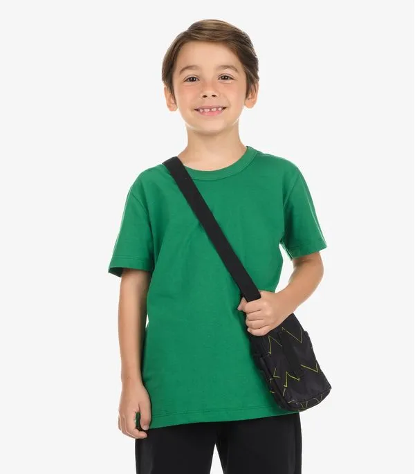 Camiseta Infantil Menino Básica Rovi Kids Verde 10