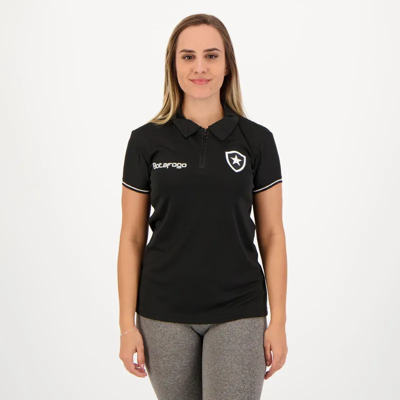 Polo Botafogo Dry Feminina Preta