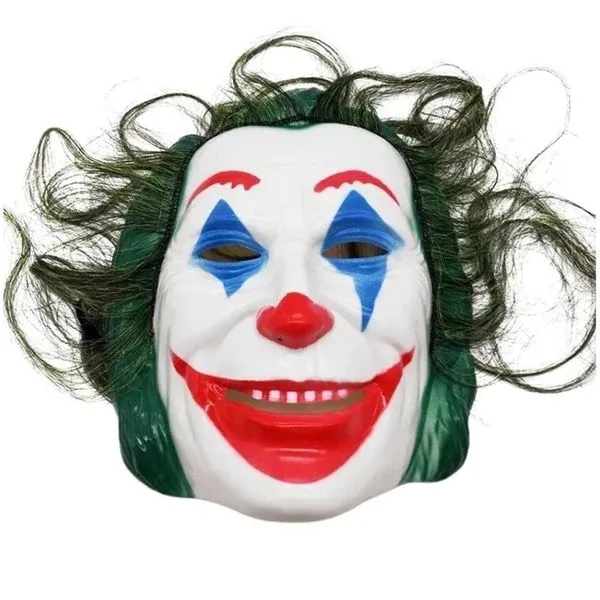 Máscara Coringa Com Peruca Verde (MP)