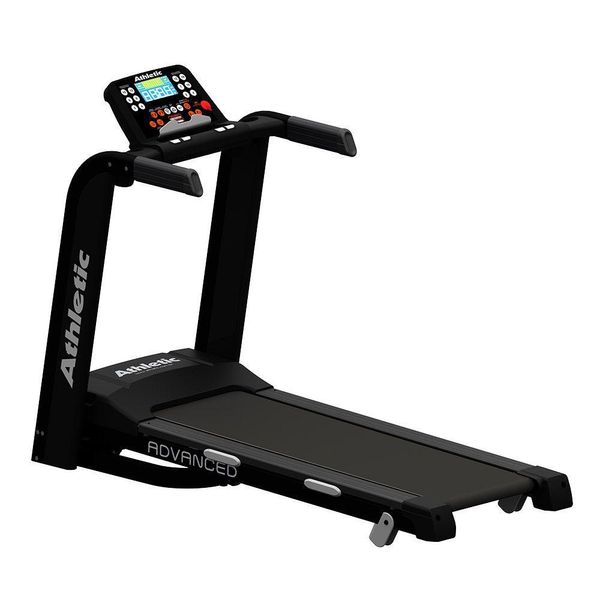 Esteira Elétrica Athletic Advanced 16km/h Suporta 130kg Residencial Dobrável 110V