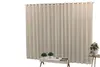 Cortina 4,00x2,30 Sala Quarto Cozinha Voil forro Blackout Bege