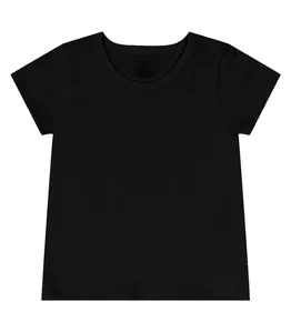 Blusa Básica Infantil Cotton Leve Rovi Kids Preto 10 / Preto