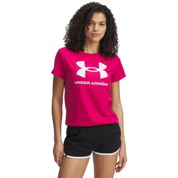 Camiseta de Treino Under Armour Rival Logo Feminina G Roxo