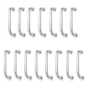 Alça De Apoio Inox Kit 15 Unidades Barra 30cm Segurança Suporte Idoso Gestante Criança Box Banheiro