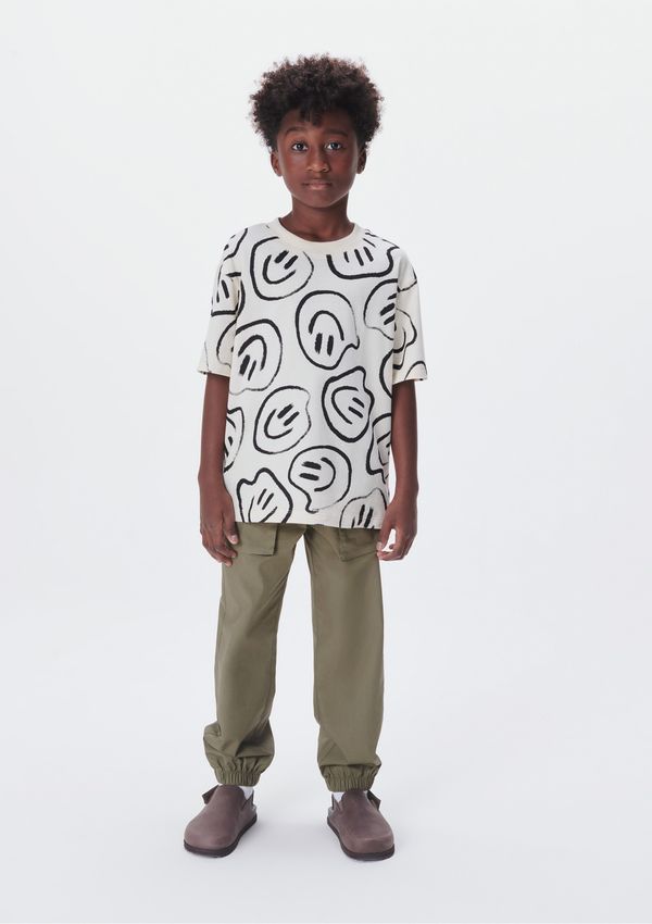 Calça Jogger Infantil Menino Texturizada - Verde 005