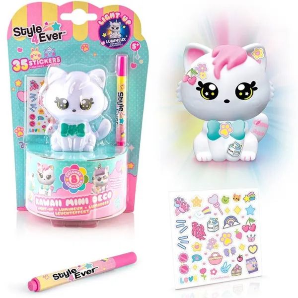 Style 4 Ever Decore sua Luminaria Gato Mini Kawaii F0256-8
