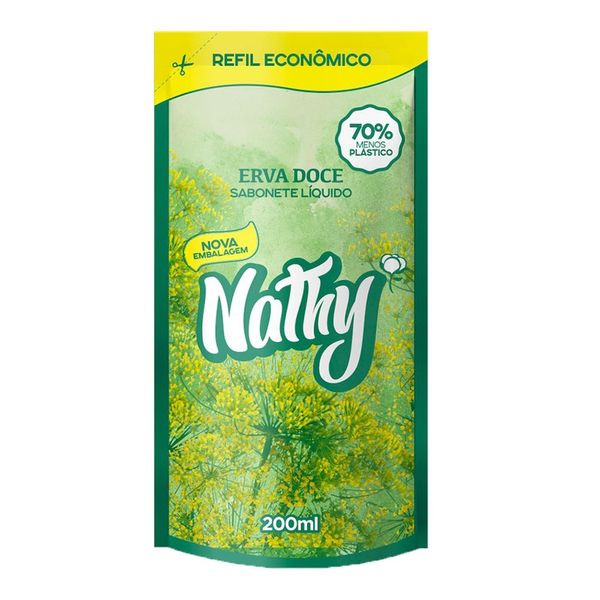 Sabonete Liquido Nathy 200ml Erva Doce