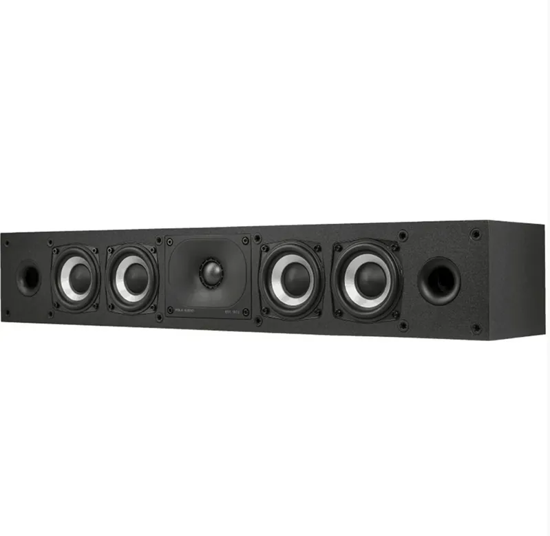 Polk Audio Monitor XT35 - Caixa Acústica Central de Baixo Perfil 200W Dolby Atmos