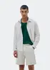 Bermuda Masculina Reta Fio Tinto - Cinza 044