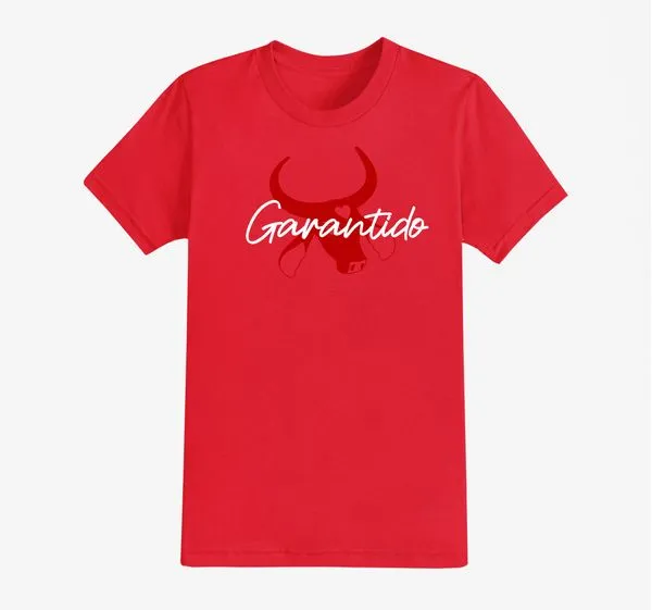 Camisa Q'Boi Garantido Manuscrito Unissex P (MP)