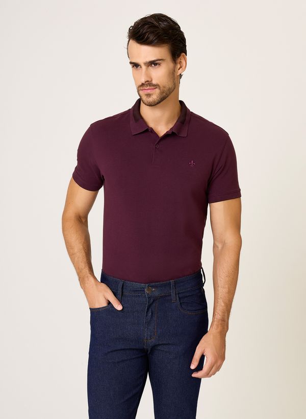 Polo Jacquard Gola Dudalina Masculina G