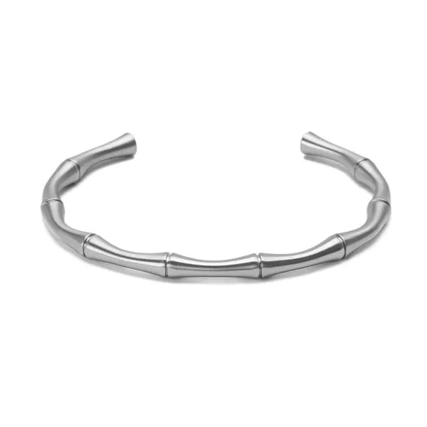 Bracelete Cuff Aranda de Aço Prata Único