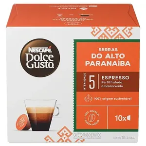 Cápsula de Café Espresso Dolce Gusto Paranaíba Nescafé 10 Un