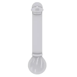 Colher para Petisco Cremoso para Gatos Plastpet Cinza Único