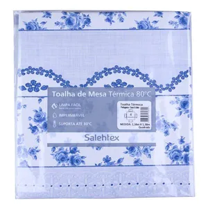Toalha de Mesa Térmica 138X138cm Salehtex Português