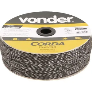 Corda Multifilamento Trançada 5mm x 250m Colorida - VONDER