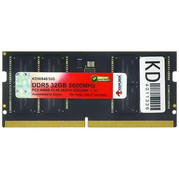 Memória RAM para Notebook Keepdata DDR5 32GB 5600MHz KD56S46-32G Alta Performance Memória RAM para Notebook DDR5 32GB 5600MHz KD56S46-32G Keepdata