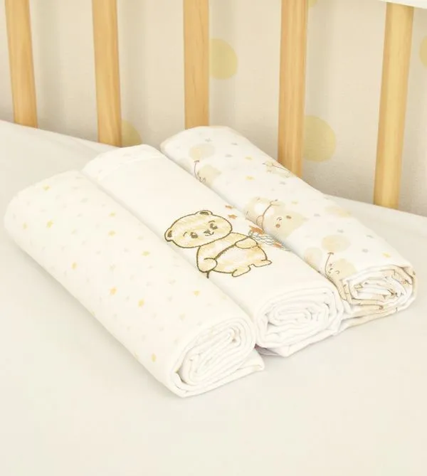 Kit Cueiro com 3 Peças 80x80cm - 5404 Bege