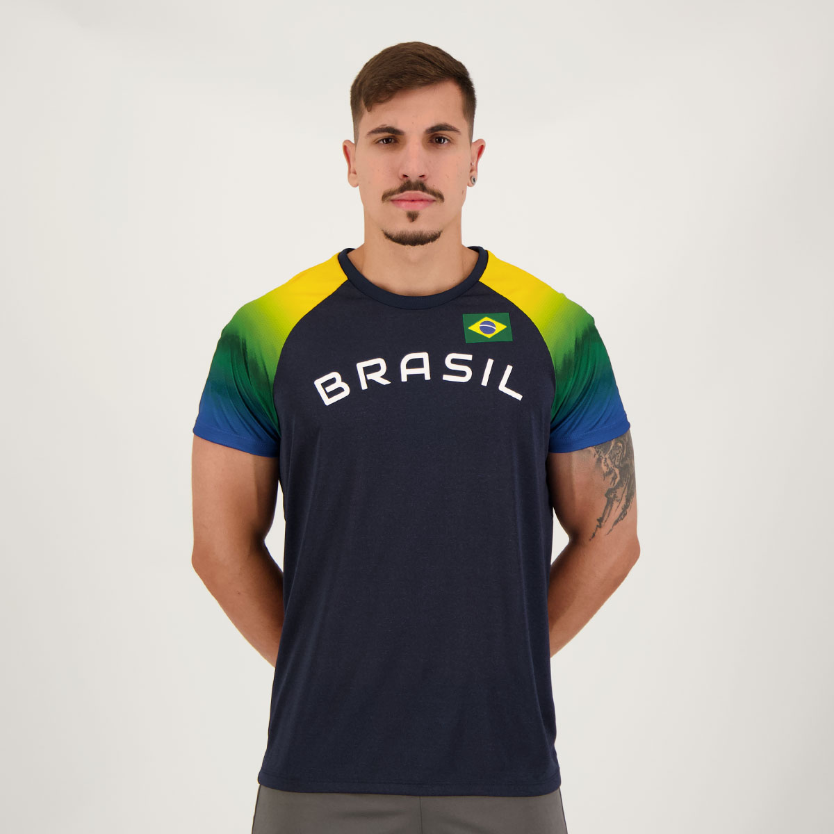 Camisa Brasil Amazon Marinho
