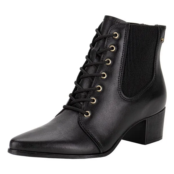 Bota Feminina Coturno Pegada 280903 PRETO 40