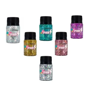 Glitter Gel Color Make Roxo 35g