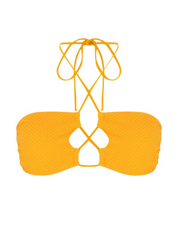 Top Frente Única Lisos Navajo DARK YELLOW G