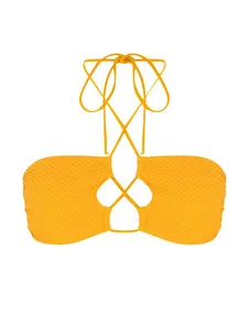 Top Frente Única Lisos Navajo DARK YELLOW P