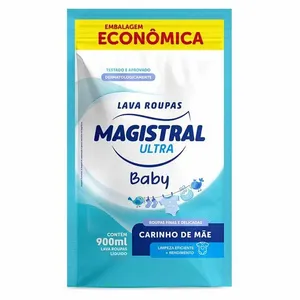Lava Roupas Líquido Refil Magistral Ultra Baby 900ml LAVA ROUPAS LIQ MAGISTRAL ULTRA 900ML BA
