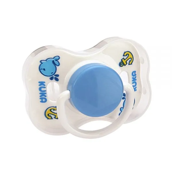 Chupeta KUKA Decorada Leitoso Bico Silicone Universal