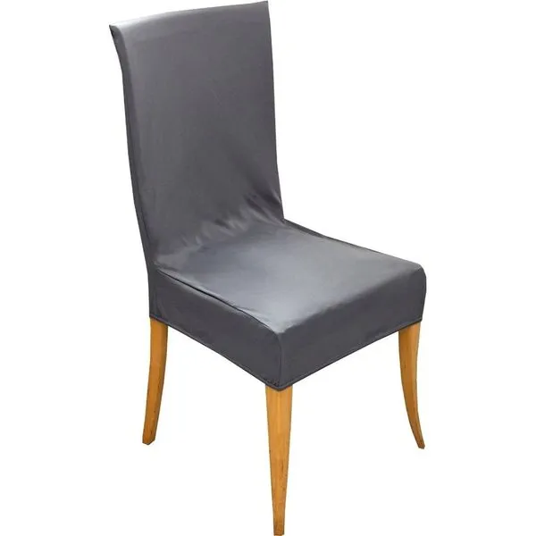 Capa Cadeira Cinza 100% Poliéster 60x50x12cm - Triade Textil